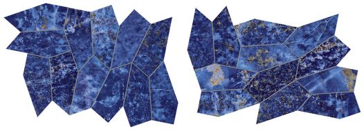 AOVN Marvel Ultramarine Leaf Lapp 42,3x27,2