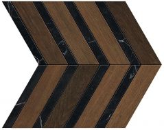 AOYI Heartwood Moka Marble Chevron 29,4x28,7