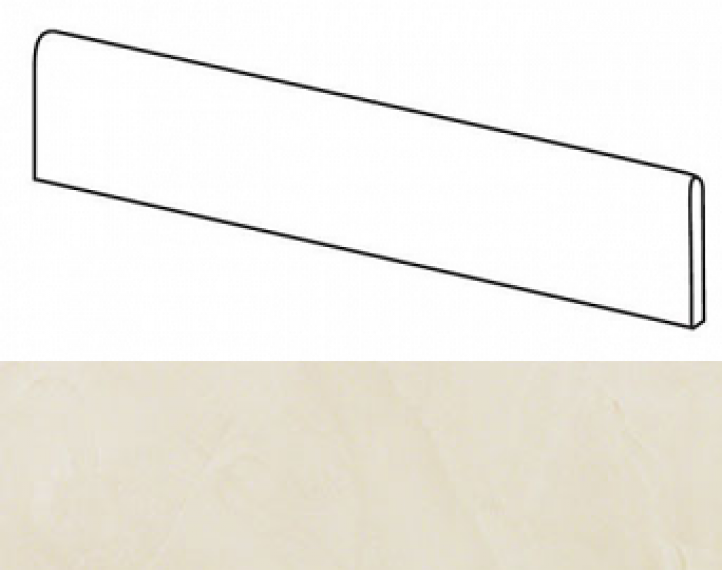 ASLL Marvel Champagne Battiscopa 7,2x60