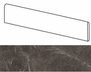 ASLO Marvel Grey Battiscopa 7,2x60