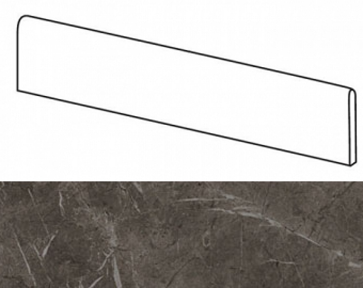 ASLO Marvel Grey Battiscopa 7,2x60