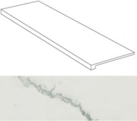 ASMH Marvel Calacatta Scalino 33x90