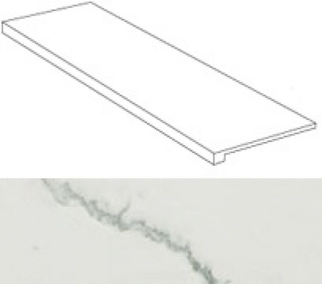 ASMH Marvel Calacatta Scalino 33x90