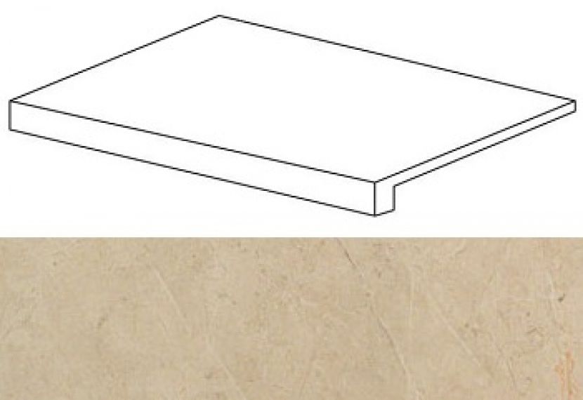 ASMQ Marvel Beige Scalino 33x60