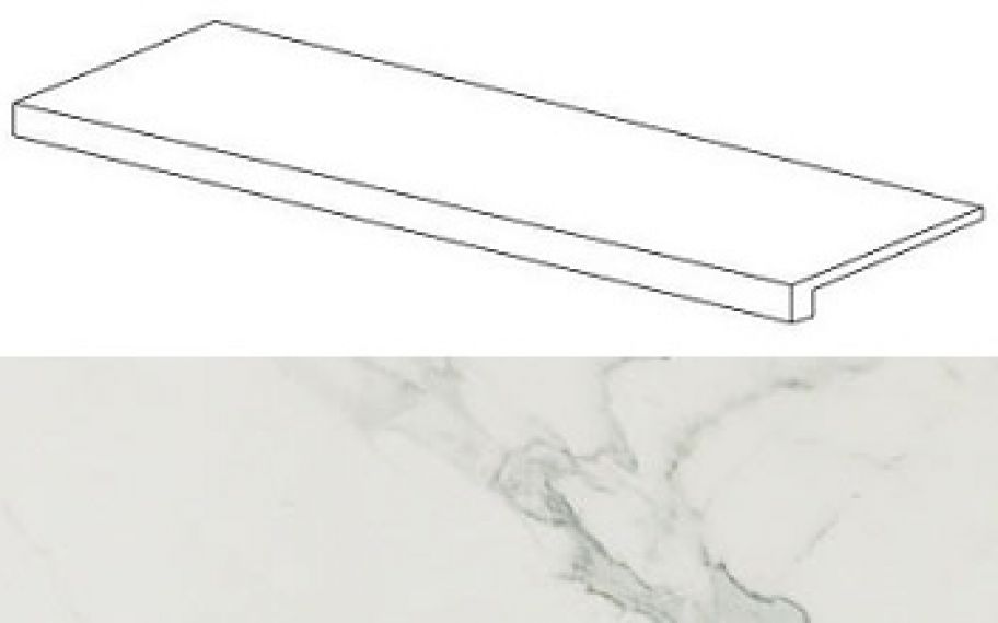 ASMZ Marvel Calacatta Scalino 33x75