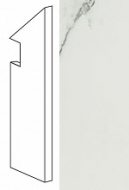 ASNC Marvel Calacatta Battiscopa Sag.DX 7,2x30