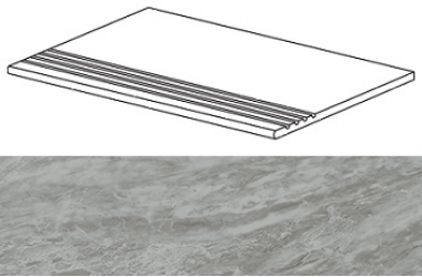 ATD0 Marvel Bardiglio Grey Gradino 30x60