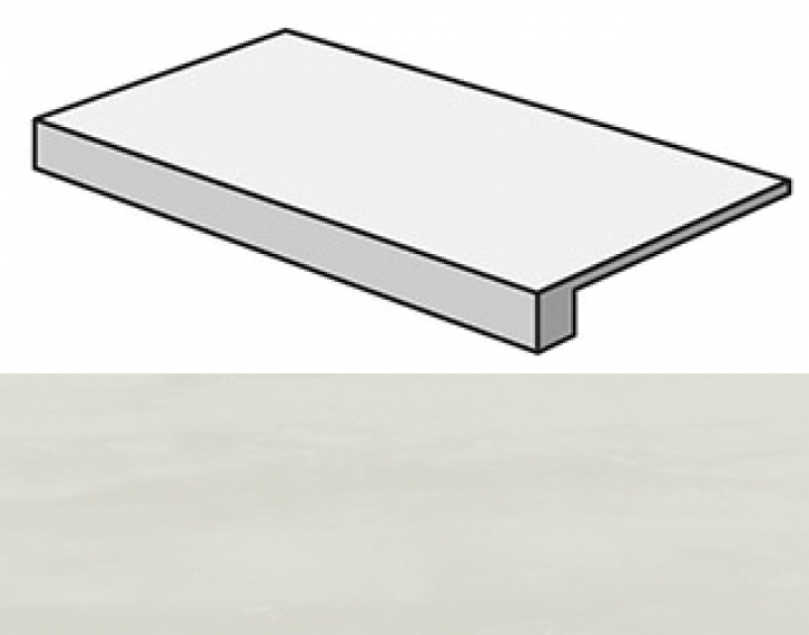 ATD3 Marvel Bianco Dolomite Scalino 33x60