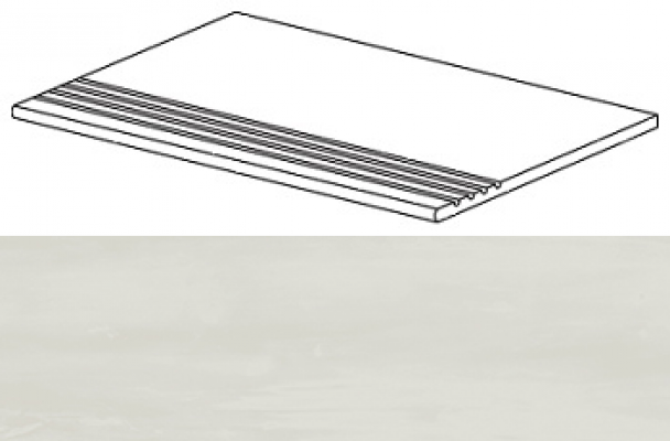 ATDY Marvel Bianco Dolomite Gradino 30x60