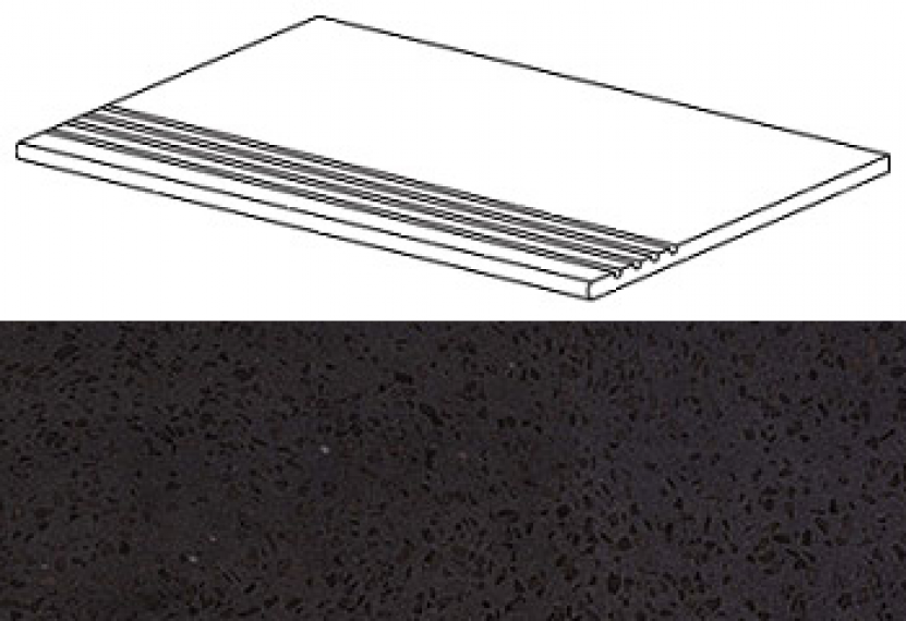 AUDF Marvel Terrazzo Black Gradino 30x60