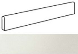 AUIP Arkshade White Battiscopa Lappato 7.2x60