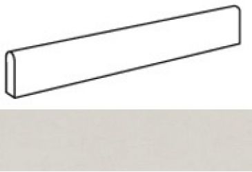 AUIU Arkshade White Battiscopa Matt 7.2x60