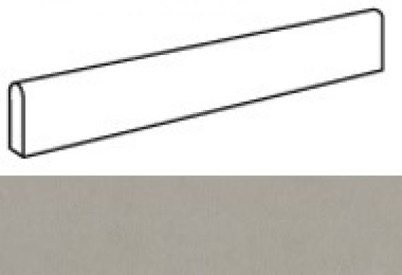 AUIX Arkshade Grey Battiscopa Matt 7.2x60