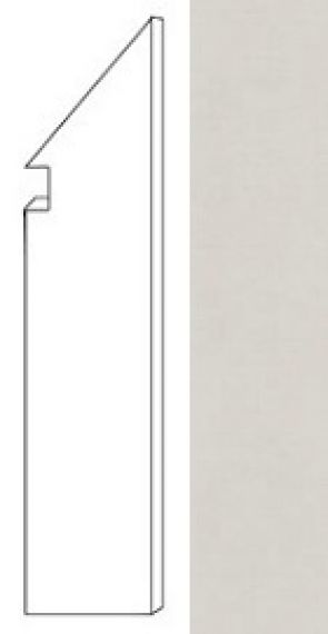 AUIZ Arkshade White Battiscopa Sag.Dx. 7.2x30