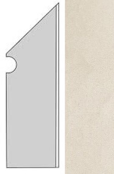 AUO3 Kone White Battiscopa Sag.Dx. 7.2x30