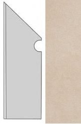 AUOZ Kone Beige Battiscopa Sag.Sx. 7.2x30