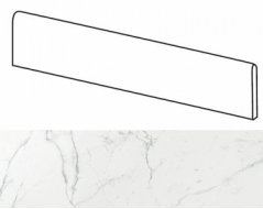 AVXS Marvel Calacatta Battiscopa Lappato 7,2x60