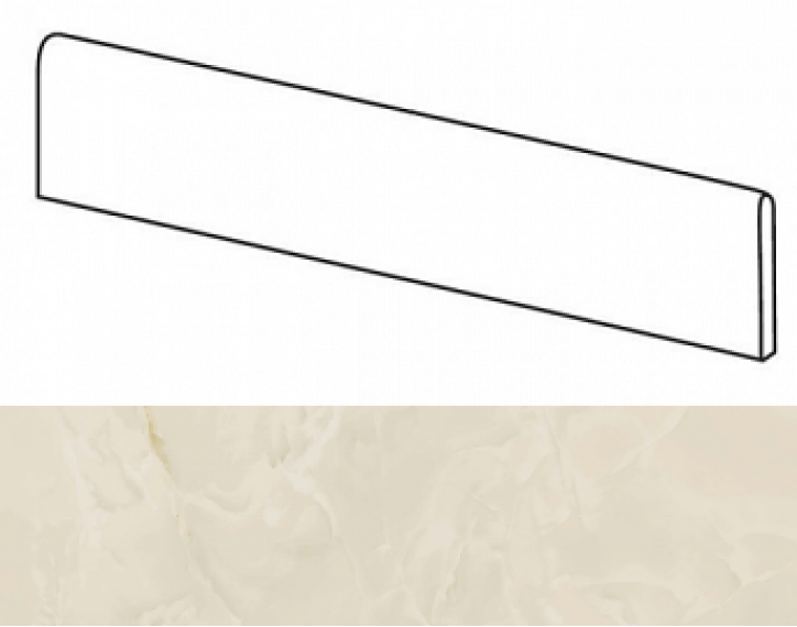 AVXU Marvel Champagne Battiscopa Lappato 7,2x60