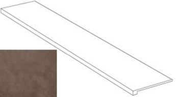 AZUF Dwell Brown Leather Scalino 33x150