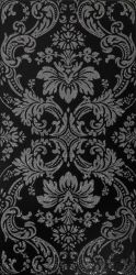 Architecture Damask Black+Silver Naturale 30x60