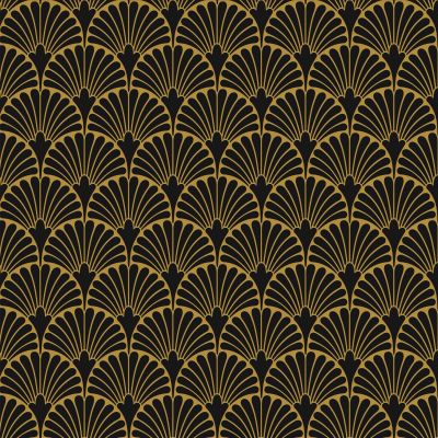Art-Deco Black Manhattan Natural R10 29.75x29.75