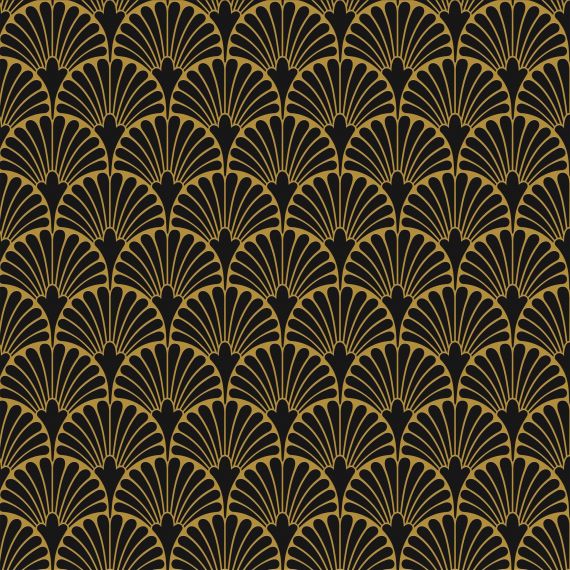 Art-Deco Black Manhattan Natural R10 29.75x29.75
