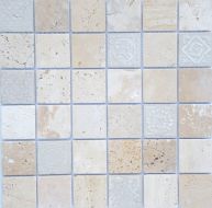 Art Travertino beige MAT 48x48x8 300x300x8