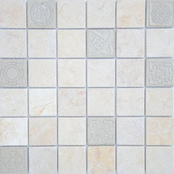Art Travertino silver MAT 48x48x8 300x300x8