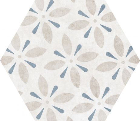 Atrium Hex Alpha Mix-Azul 25.8x29