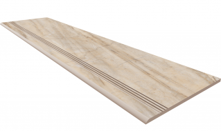 BR01 Bernini Pearl Ступень неполированная 30x120
