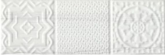 Belvedere Relieve Blanco 10x30