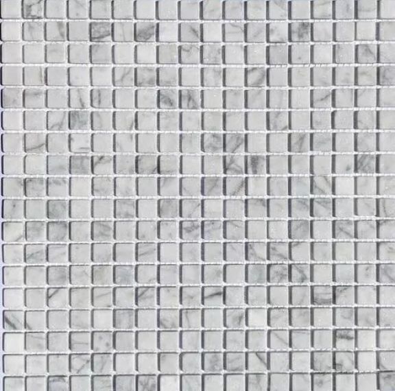 Bianco Carrara Tum 15x15х4 мм
