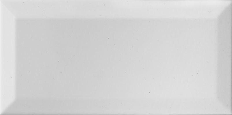 Blanco Brillo Bisel 10x20
