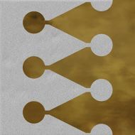 Blason Humo Oro 20x20