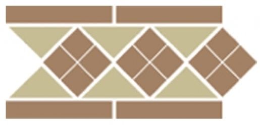 Border LISBON-1 with 1 strip (Tr.03 Dots 04 Strips 04) 28х15