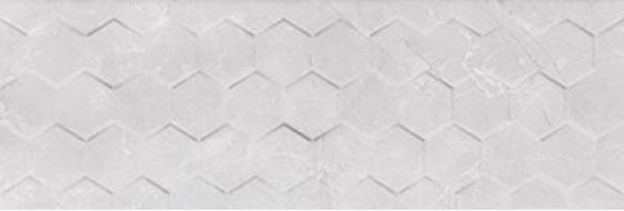 Braga White Hexagon Rett 25x75