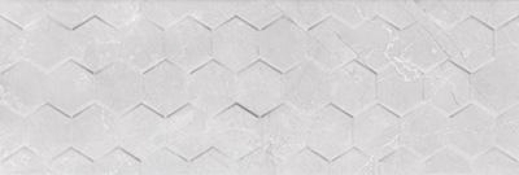 Braga White Hexagon Rett 25x75