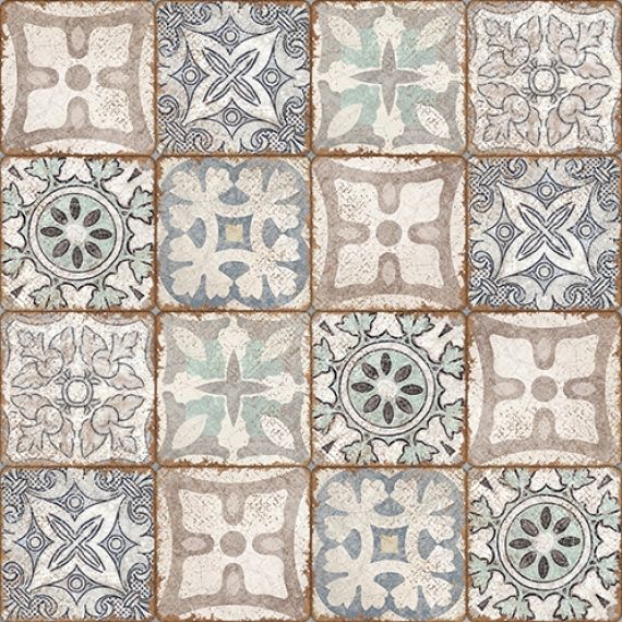 C-MA4R452D Majolika Brown многоцветный 42x42