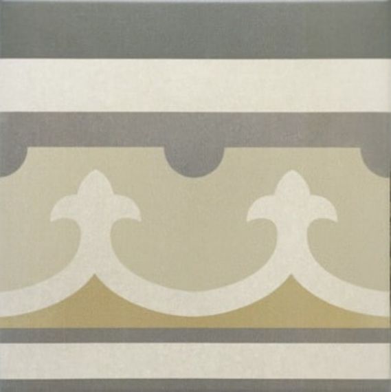 CAPRICE BURGUNDY BORDER 20x20
