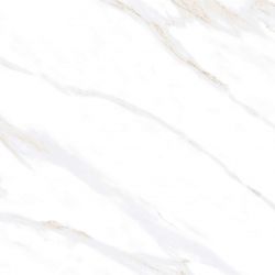 Calacatta Clarity Gold Белый Полированный 80х80