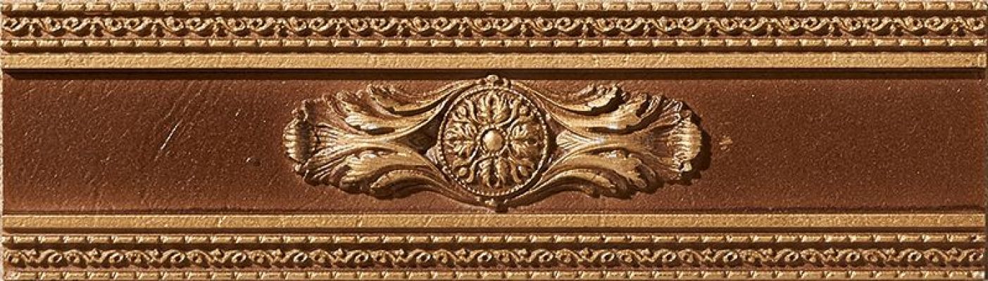 Caledonia Cenefa Cerce Marron 7,5х25