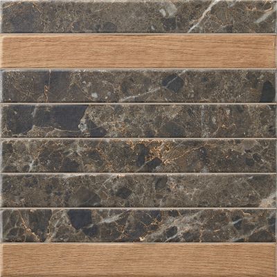Capri Brick Black Mix 35x35