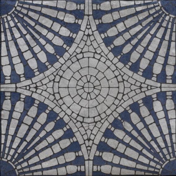 Carino Indigo Mosaico 20x20