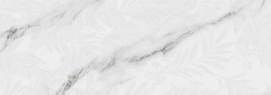 Carrara Leaves White 31.6x90