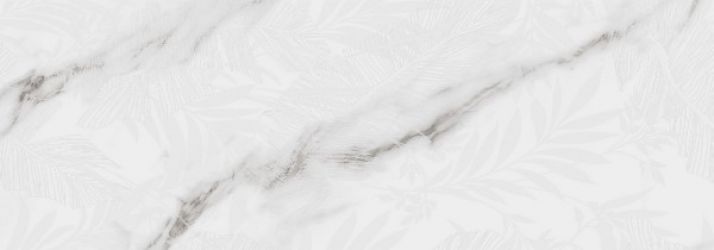 Carrara Leaves White 31.6x90