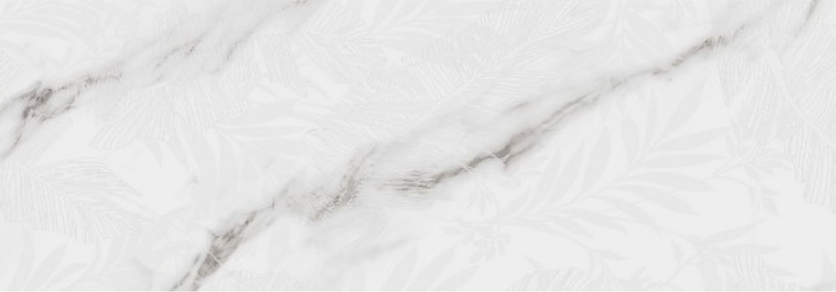 Carrara Leaves White 31.6x90