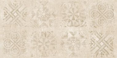 Cemento декор беж структурный Rett 120x60
