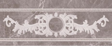 Cenefa Oka Blade Gris 25x10