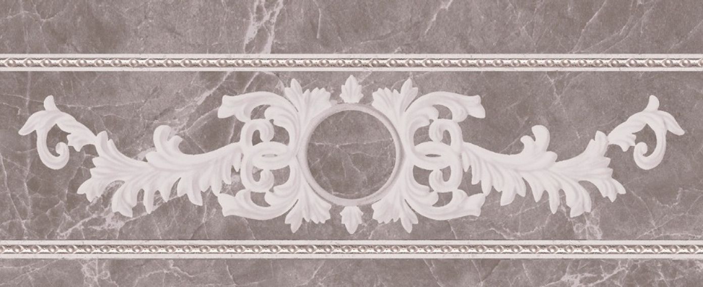 Cenefa Oka Blade Gris 25x10