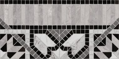 Cenefa Samos 21,7x43,5 Negro g.75